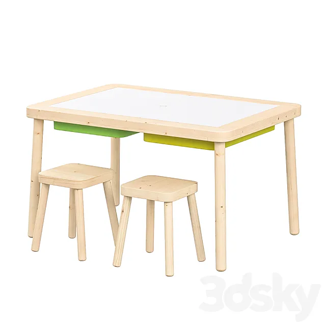 IKEA FLISAT 3D Model