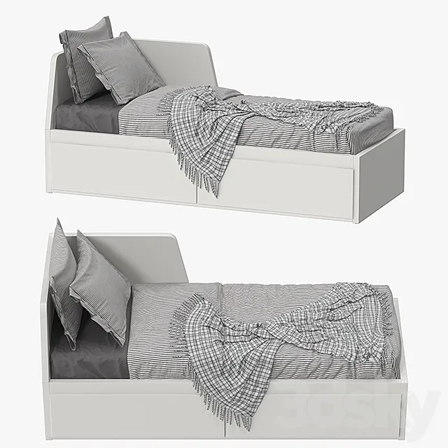 Ikea FLlekke Daybed 3DModel