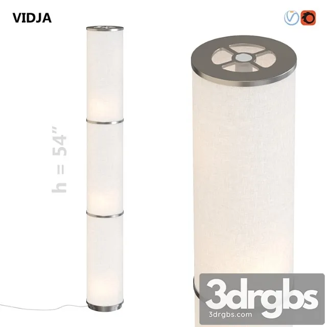 Ikea floor lamp vidja 3D Model Free