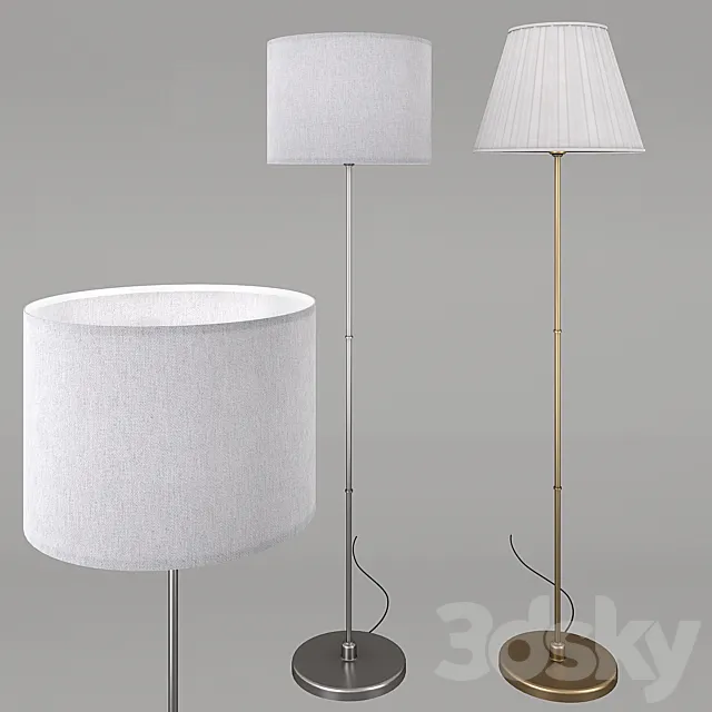 IKEA floor lamps set 2 3D Model