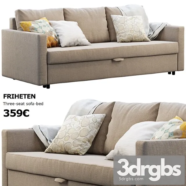 Ikea Friheten Sofa 3D Model Free