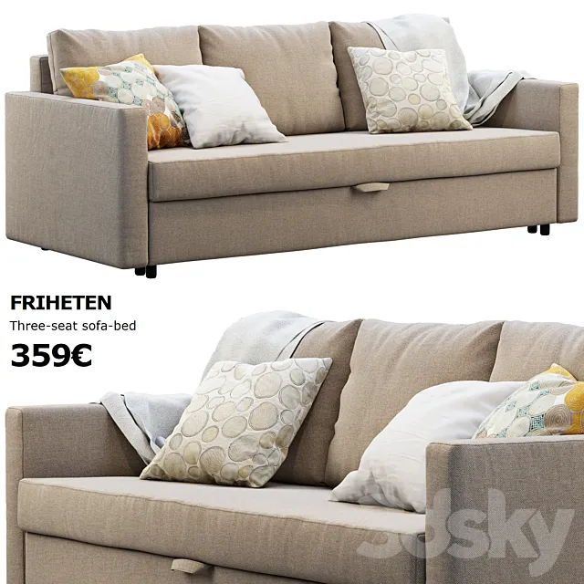Ikea Friheten sofa 3D Model