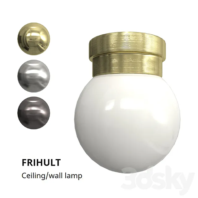 IKEA FRIHULT ceiling wall lamp 3D Model