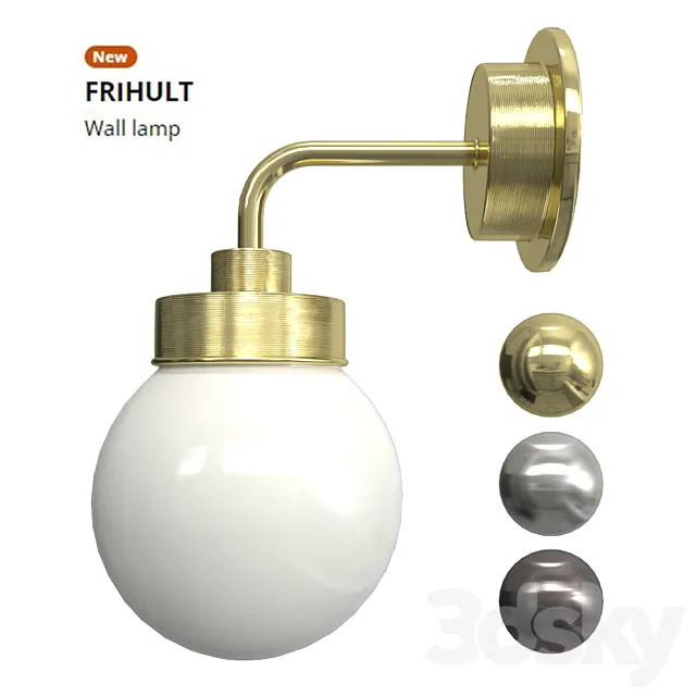 IKEA FRIHULT wall lamp 3D Model