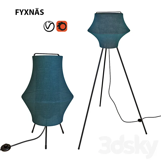 Ikea Fyxnäs Lamp 3DModel