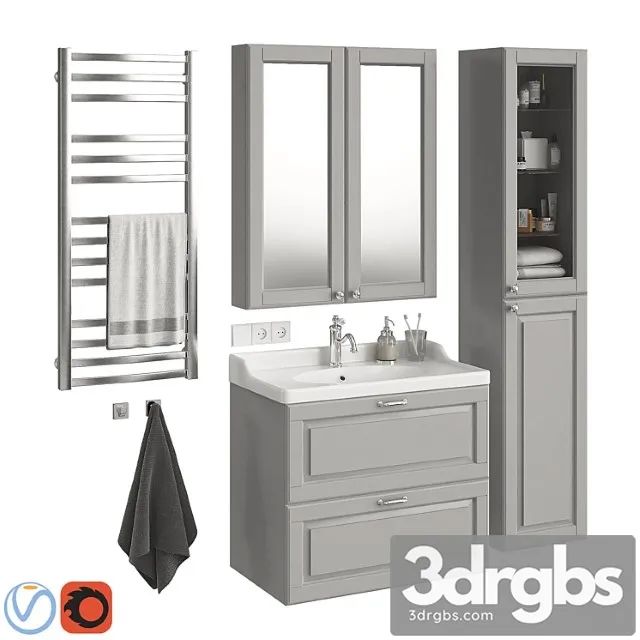 Ikea Godmorgon Set 6 3D Model Free