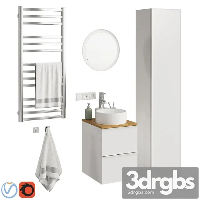 Ikea Godmorgon Set 9 3D Model Free