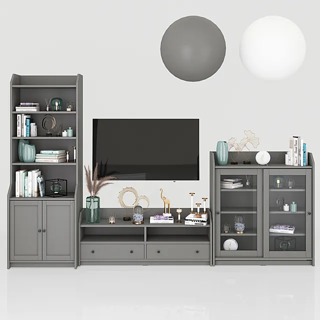 Ikea Hauga storage combination 3DModel