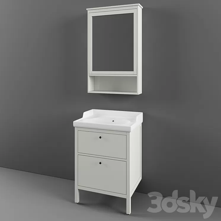 Ikea hemnes bathroom 3D Model