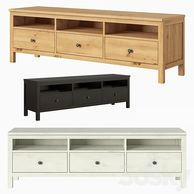 IKEA HEMNES TV unit 3D Model