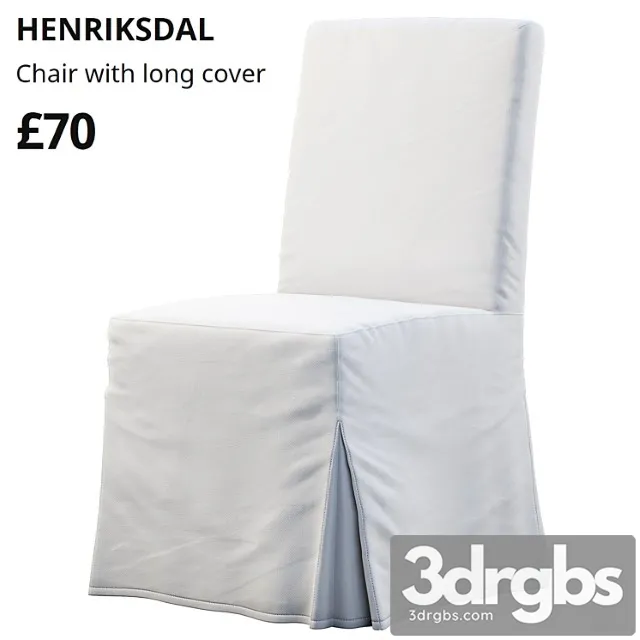 Ikea henriksdal chair 2 3D Model Free