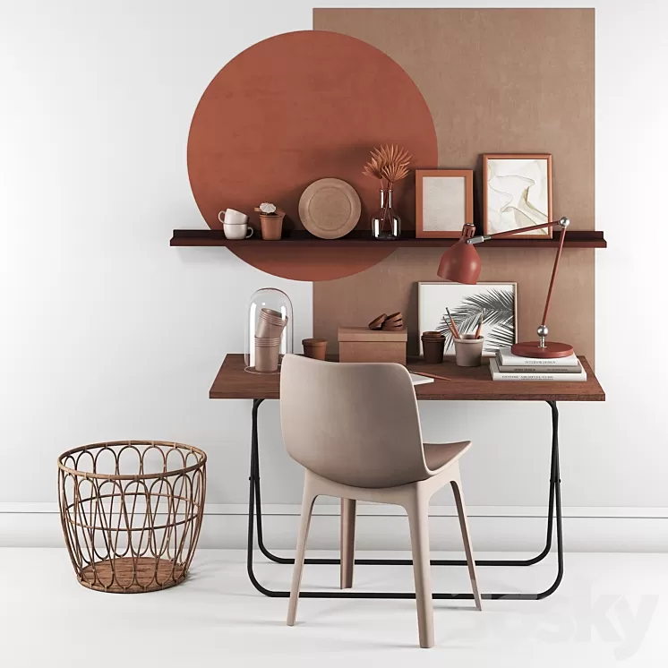 IKEA Home Office 3D Model
