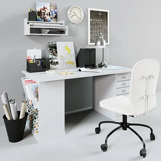 Ikea home office 3DModel
