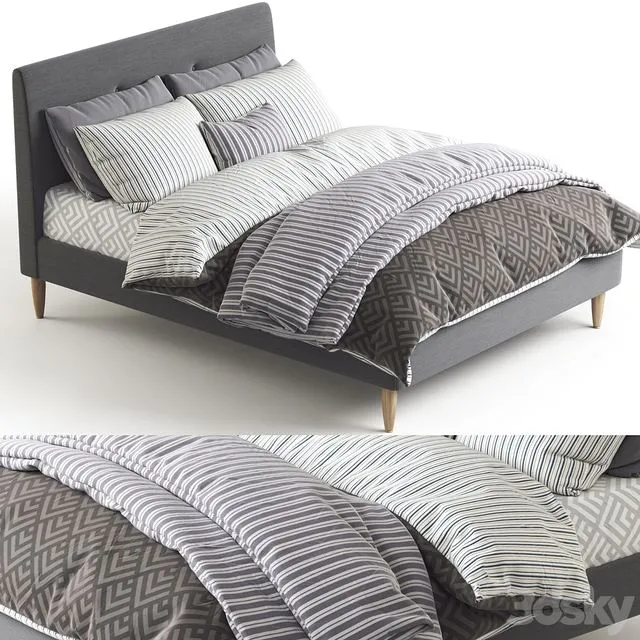 IKEA IDANAS bed 3D Model