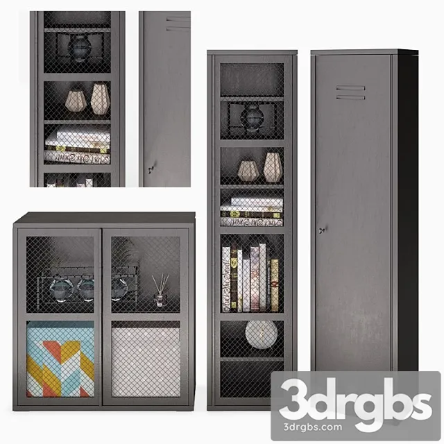 Ikea ivar ikea ivar shelving set 3D Model Free