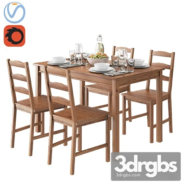 Ikea jokkmokk 2 3D Model Free