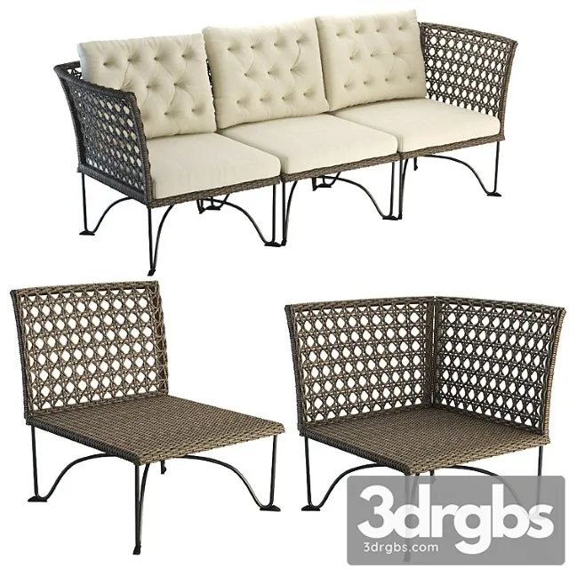 Ikea jutholmen modular garden sofa