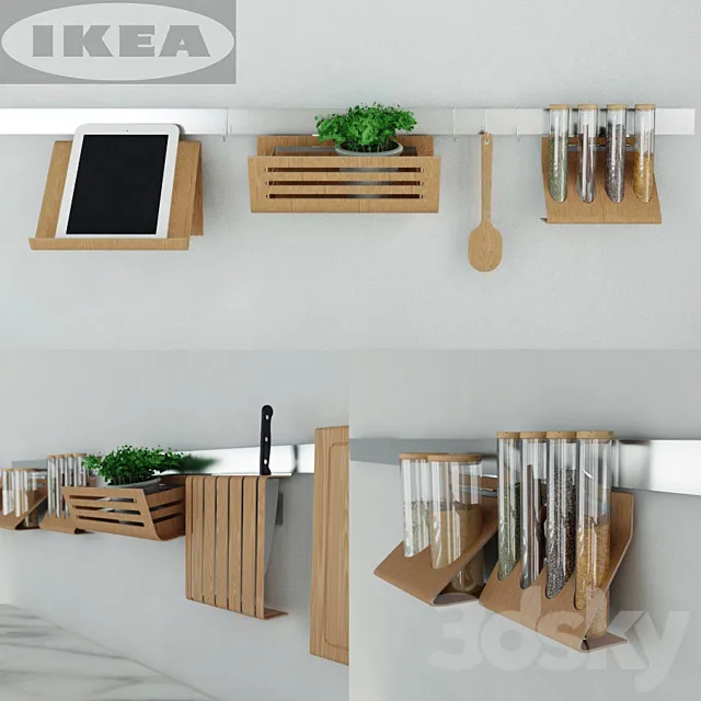 IKEA kitchen set Rimforsa 3DModel