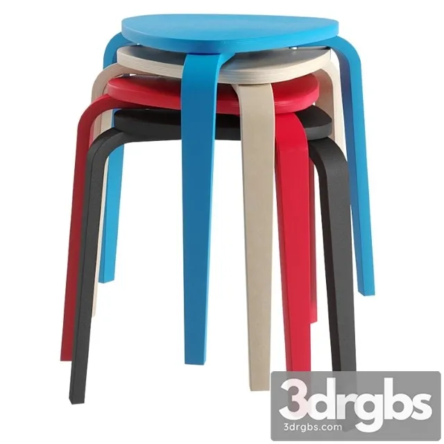 Ikea Kiurre Taburet 3D Model Free