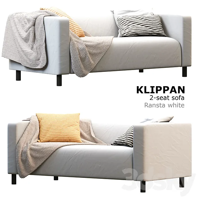 Ikea Klippan Sofa 3D Model
