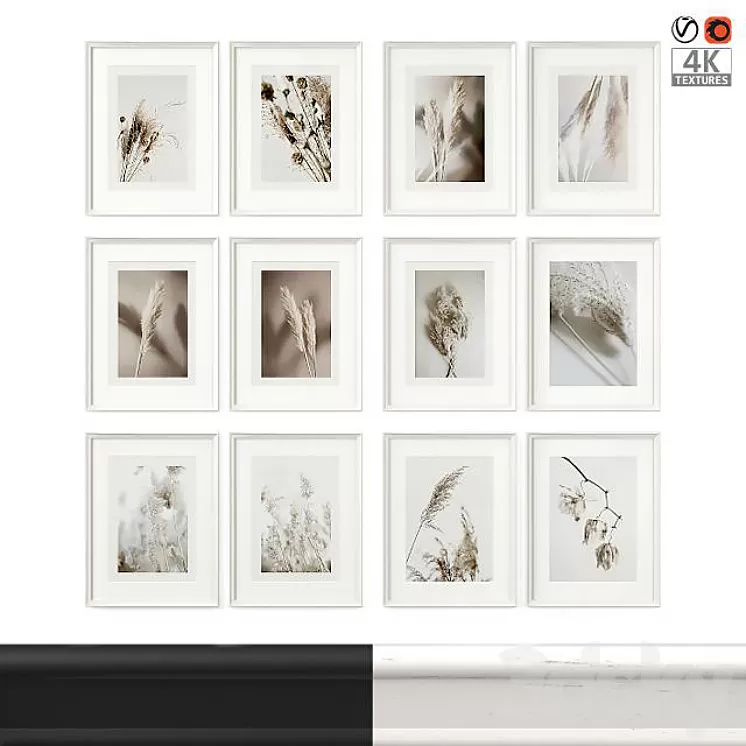 IKEA Knoppang Collage 06 3D Model