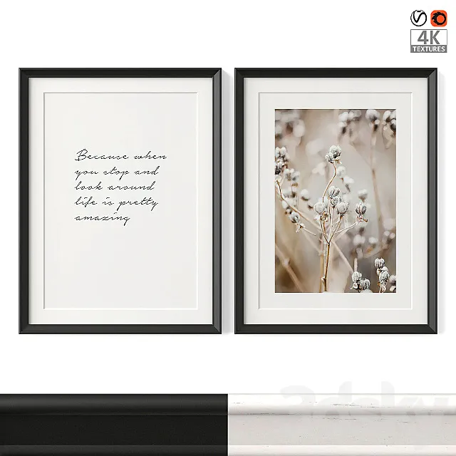 IKEA Knoppang Pair Set 04 3DModel