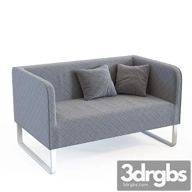 Ikea knopparp sofa 2 3D Model Free