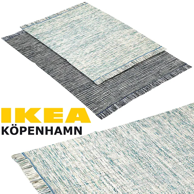 IKEA KOPENHAMN (COPENHAGEN) RUG SET 3DModel
