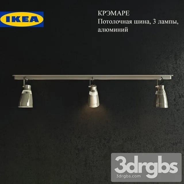 Ikea Kremare Spot Light 3D Model Free
