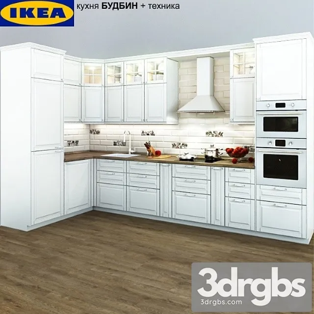 Ikea Kukhnia Budbin 3D Model Free