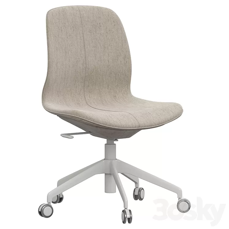 Ikea LANGFJALL office chair 3D Model Free