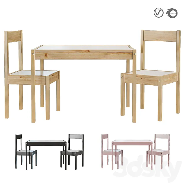 Ikea Lätt Lett 3D Model