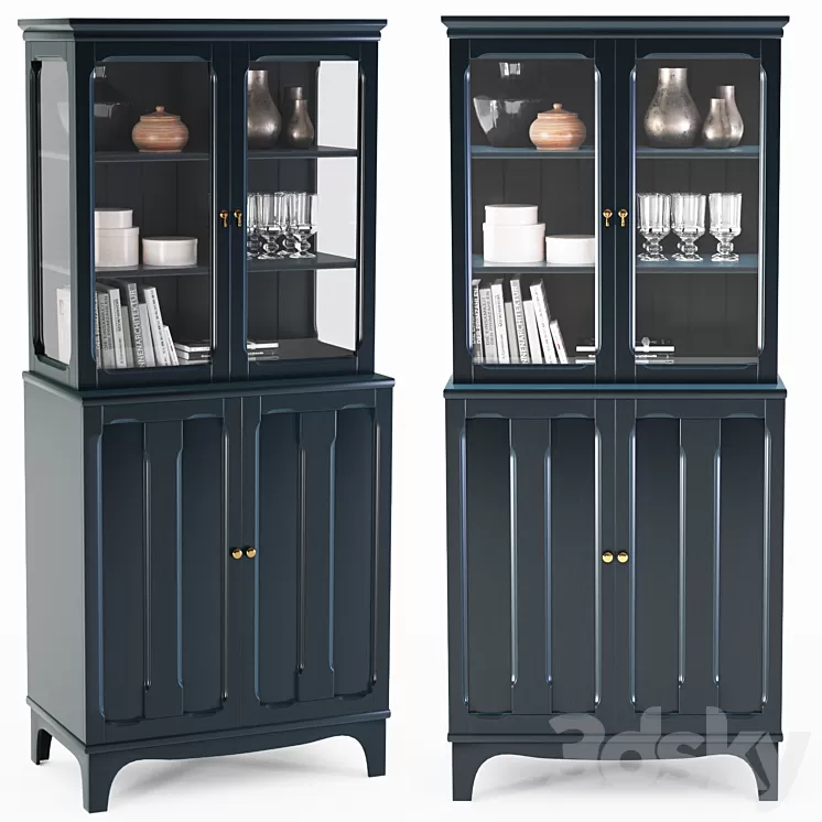 Ikea LOMMARP Cabinet with glass doors 3D Model