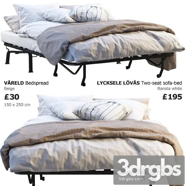 Ikea lycksele 3 2 3D Model Free