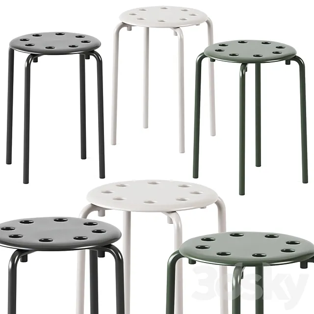 IKEA Marius Stool _ Stool 3DModel