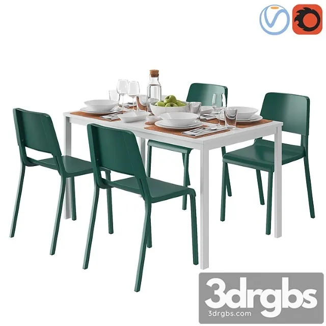 Ikea melltorp and teodores 2 3D Model Free