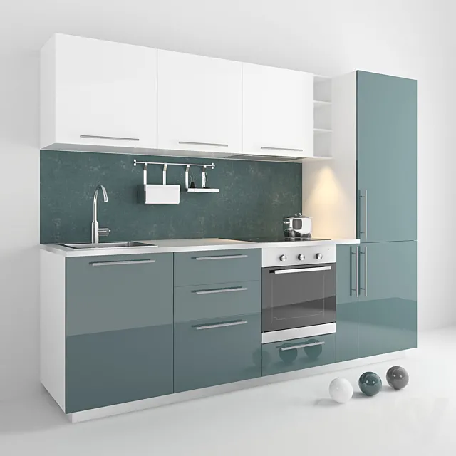 IKEA Metod complete Kitchen set – 3 colors 3DModel