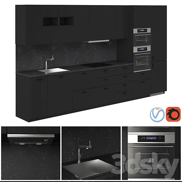 Ikea metod KUNGSBACKA 3D Model