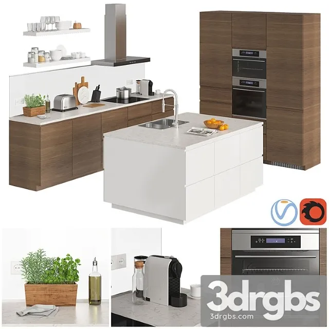 Ikea metod voxtorp island 3D Model Free