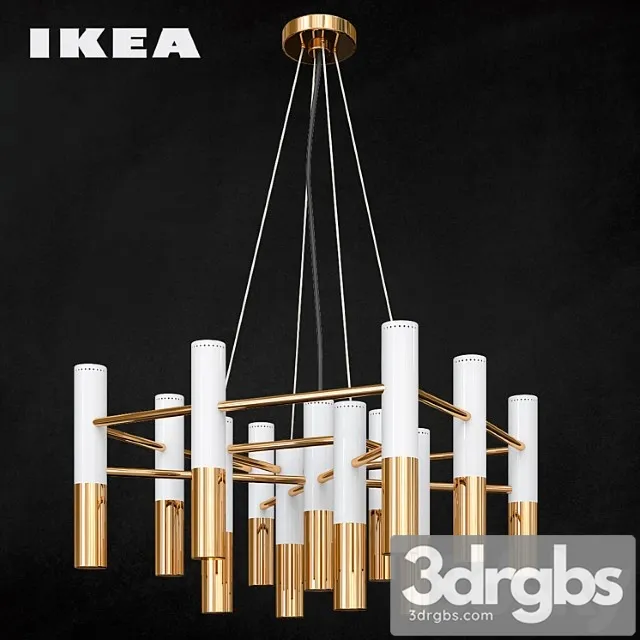 Ikea Modern Suspension Lamp 3D Model Free