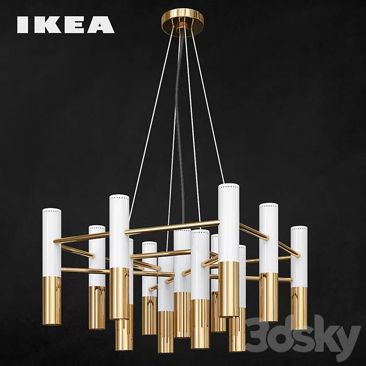 Ikea Modern Suspension Lamp 3D Model