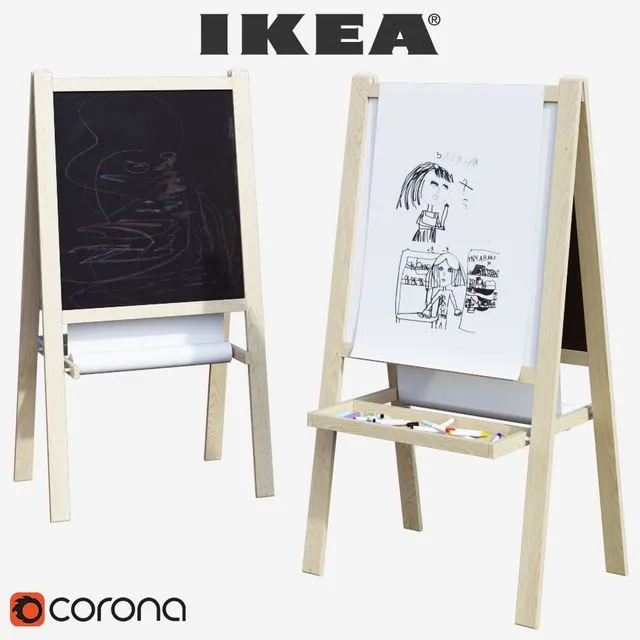 Ikea Mola Mola board-easel 3D Model