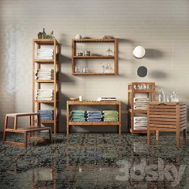 IKEA MOLGER. LILLHOLMEN and BALUNGEN 3DModel