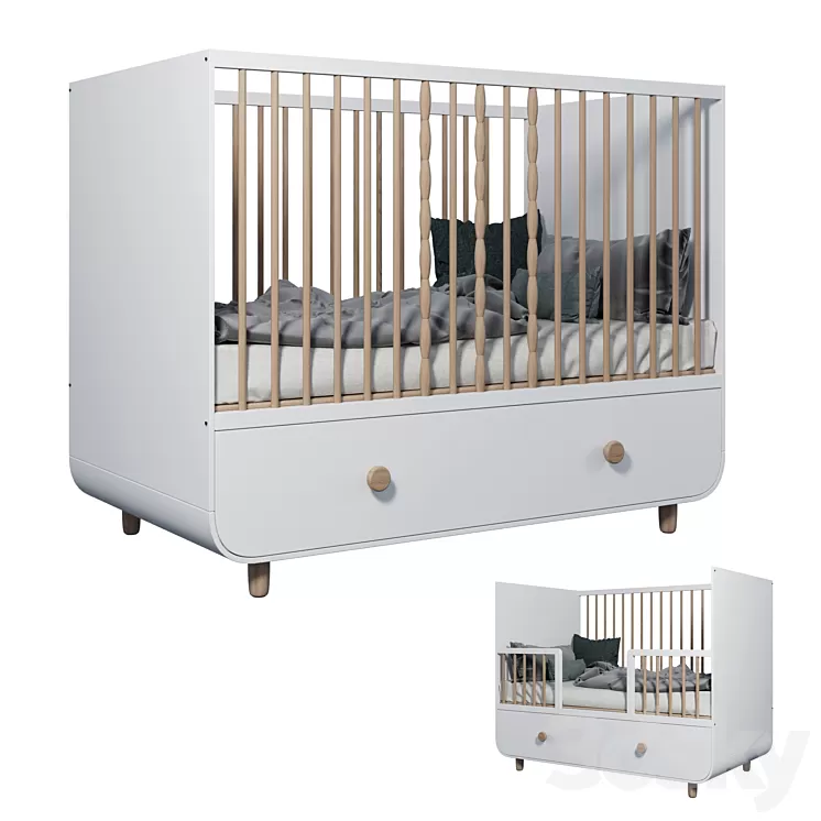 IKEA MYLLRA bed 3D Model