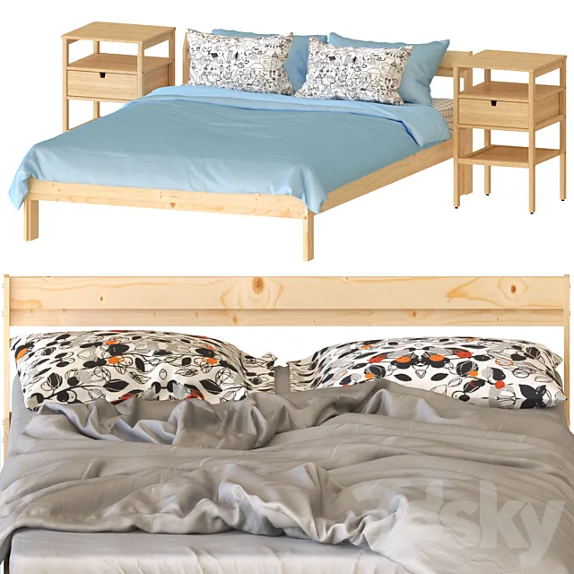 IKEA NEIDEN bed 3D Model