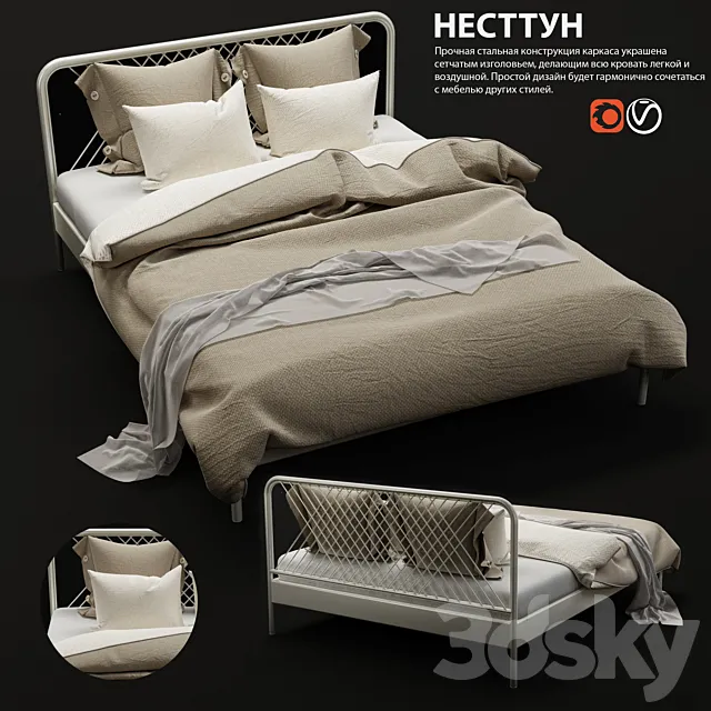 IKEA NESTTUN bed 3D Model