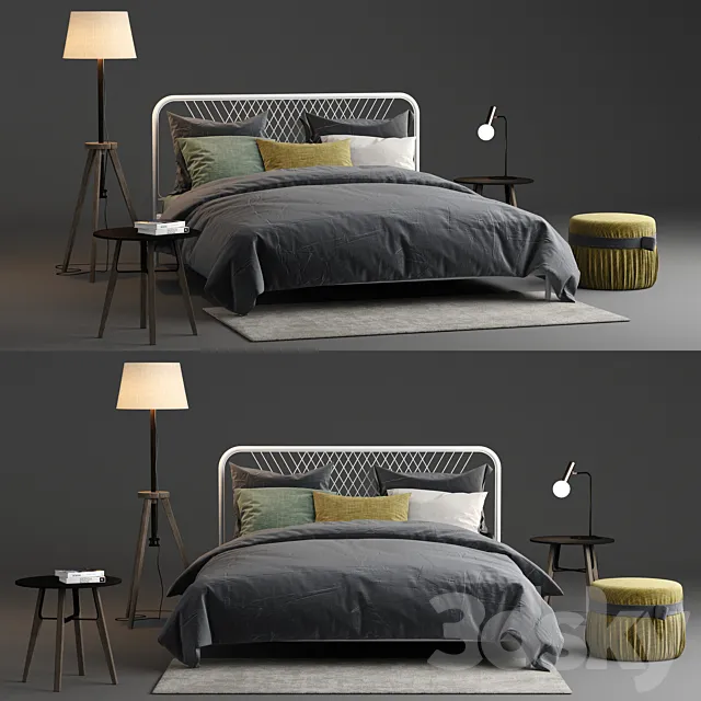 Ikea nesttun bed 3DModel