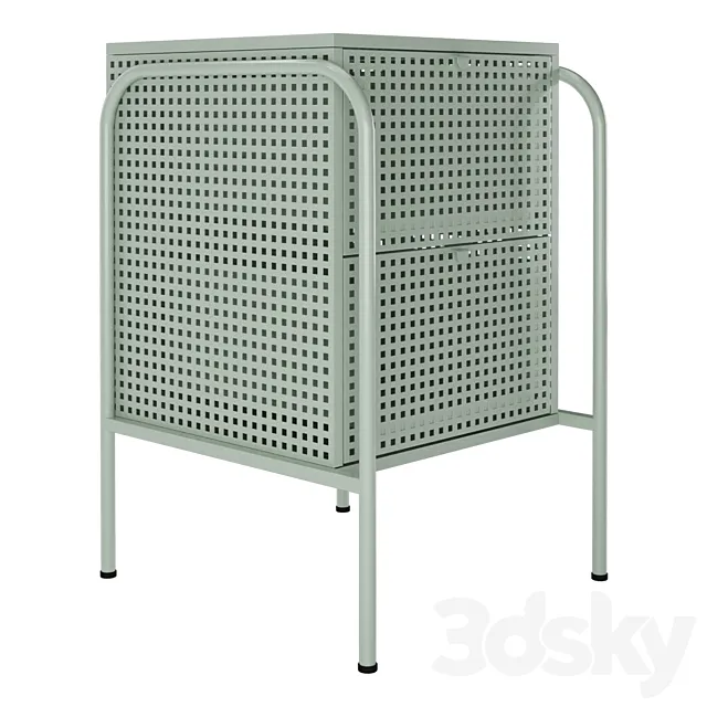 Ikea NIKKEBY chest of drawers 3D Model
