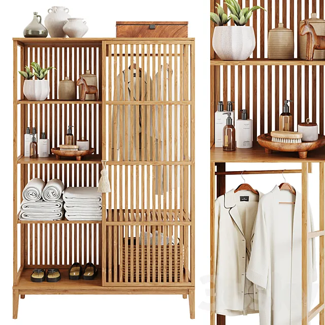 IKEA Nordkisa Spa Wardrobe 3D Model