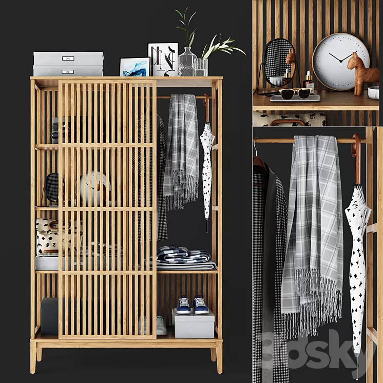 IKEA Nordkisa Wardrobe 3D Model